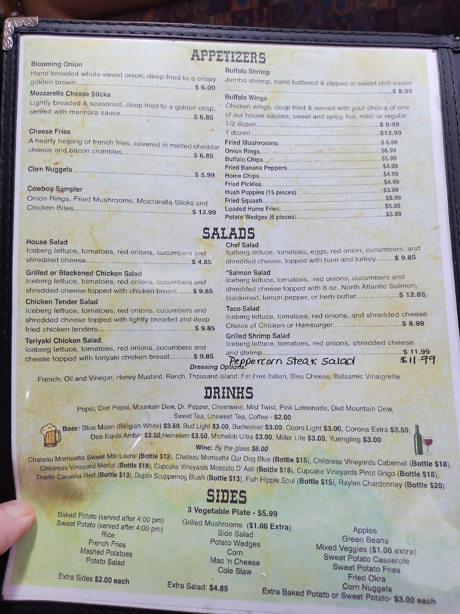 Menu Cowboy Restaurant-7