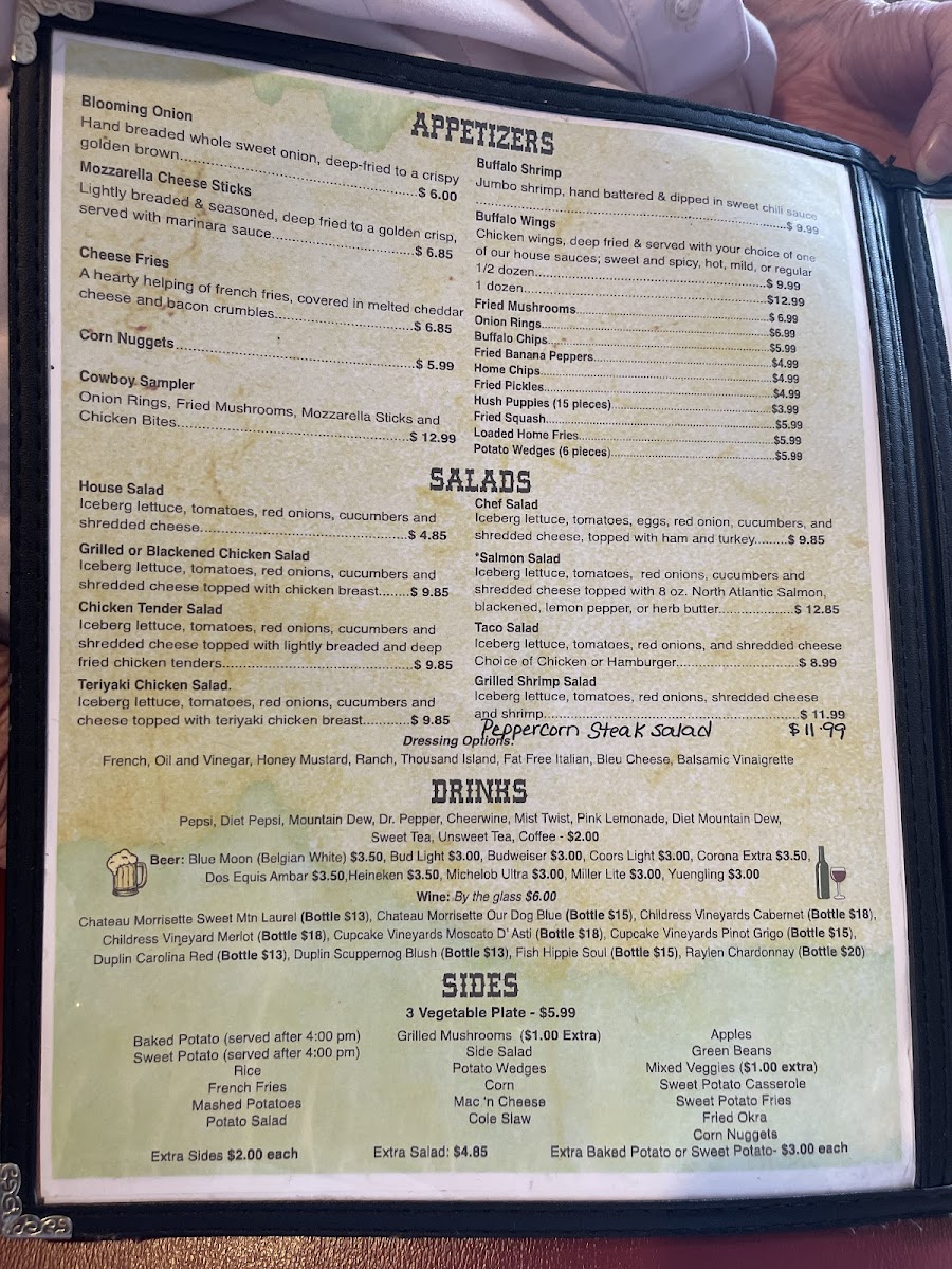 Menu Cowboy Restaurant-9